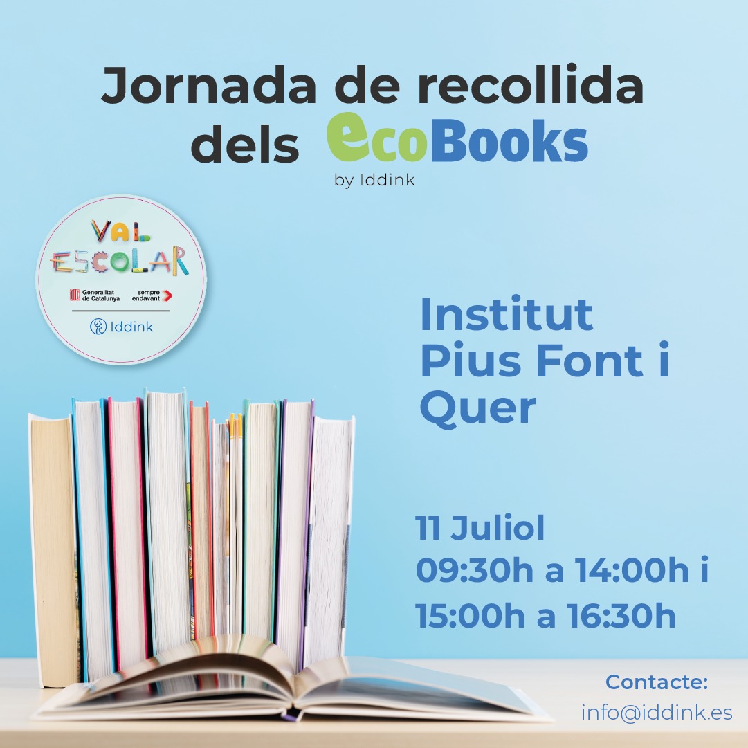 Com retornar els ecobooks d’Iddink del curs 2023/24