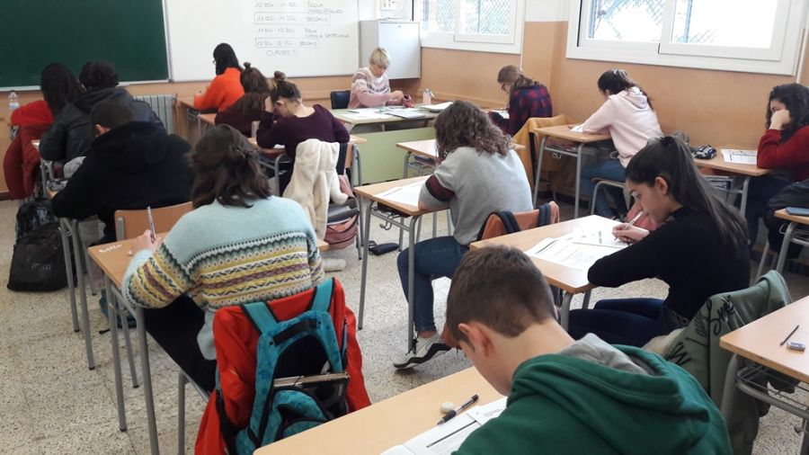 Realització de les Proves de Competències Bàsiques de 4t d’ESO