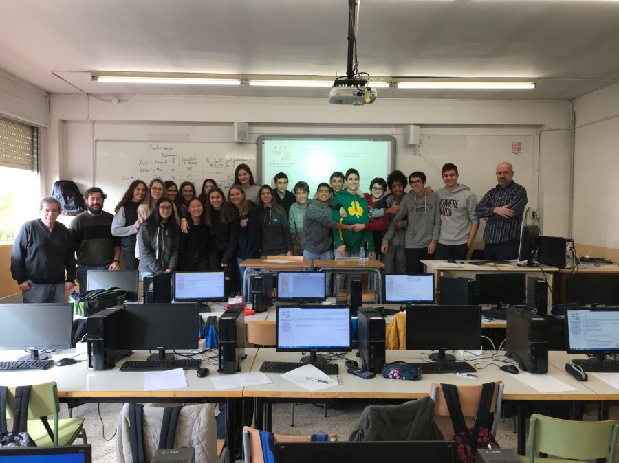 Alumnes de 3r i 4t d’ESO participen al “Problemes a l’esprint” i aconsegueixen la desena posició!