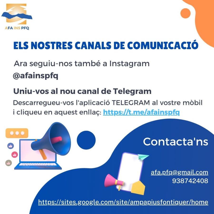 Canals de comunicació de l’AFA